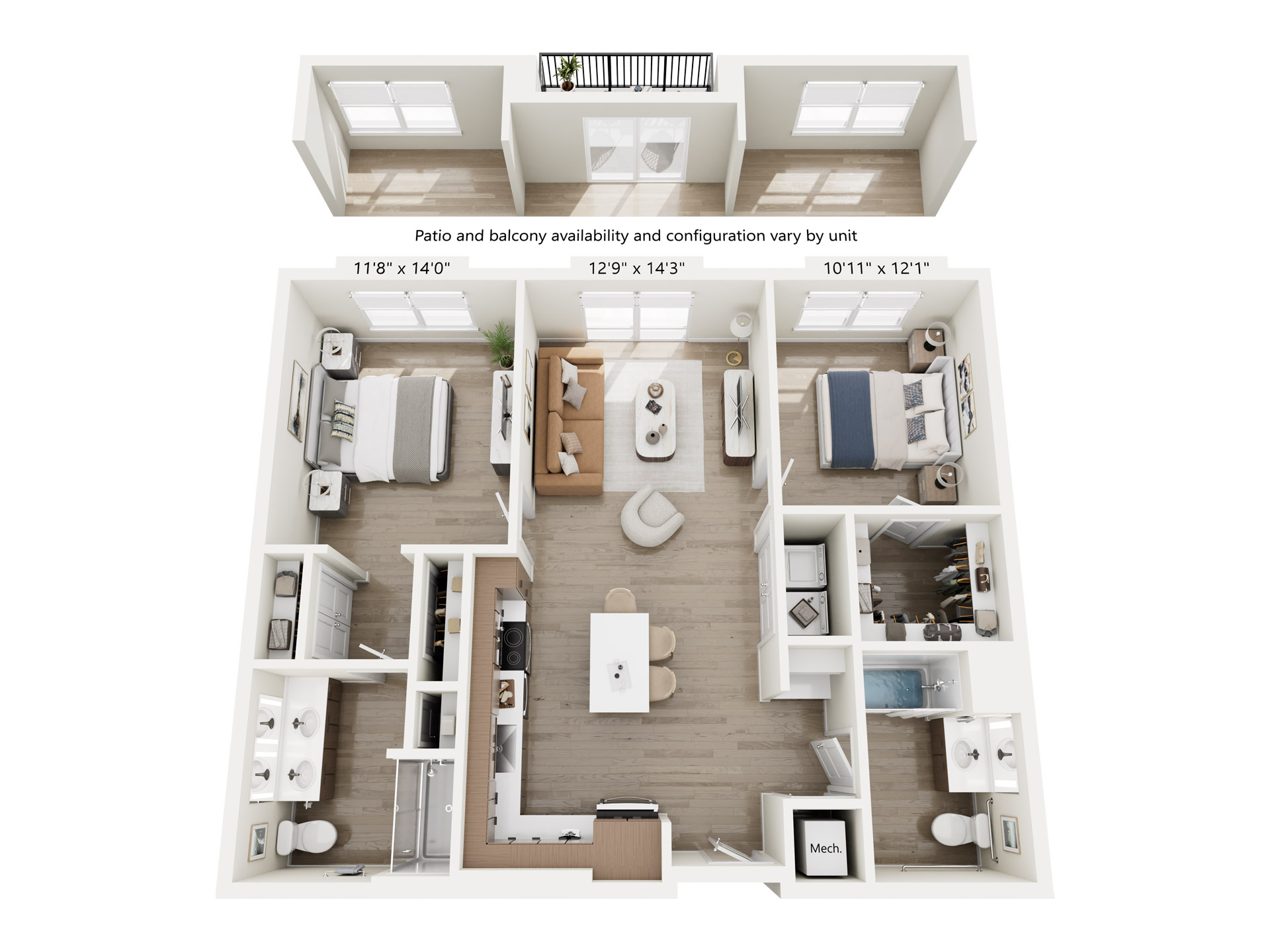 Floorplan Huntsville_2D_ANSI_Type A